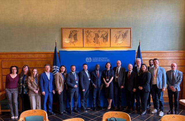Женева: Тристороння зустріч українських соціальних партнерів з Генеральним директором Міжнародної організації праці Жільбером Унгбо