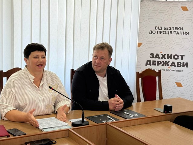 Зустріч членів Президії Федерації профспілок Вінницької області  з представниками ГО "Захист держави"