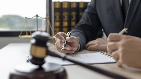 depositphotos 480724214 stock photo lawyer judge has recommend client