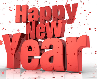 happy new year gift with massege