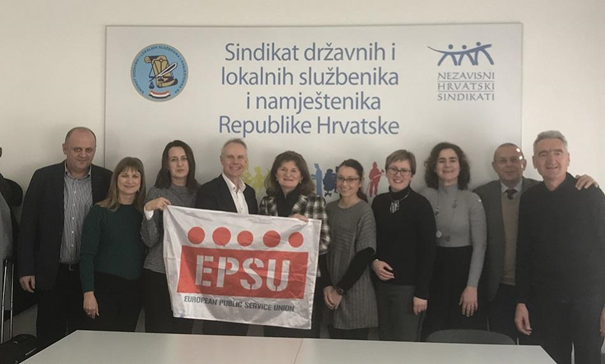 Підтримка хорватських профспілок 