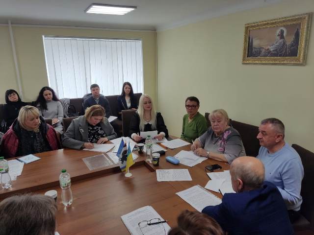 Робоча президія конференції трудового колективу ОЦЗ