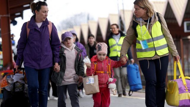 Допомога українським біженцям в Європі