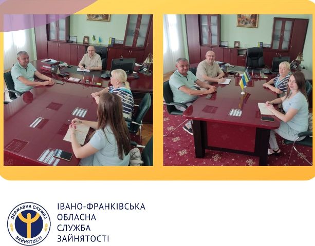 Учасники робочої зустрічі керівників ОСЗ Ощадбанку та обкому Профспілки. jpg