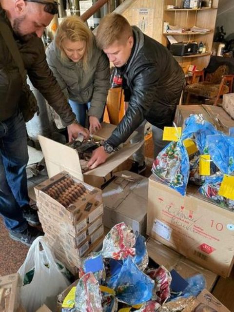 миколая подарунки на передову