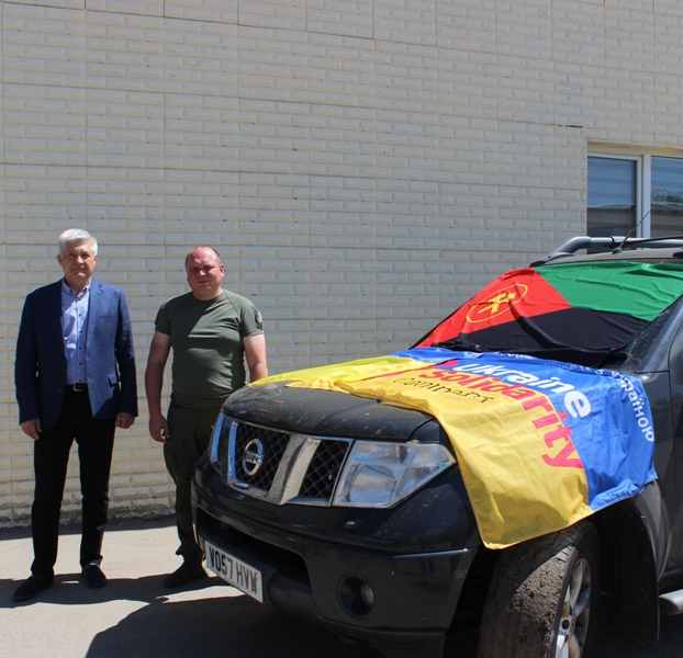 Дніпротерорганізація Передача авто для військових