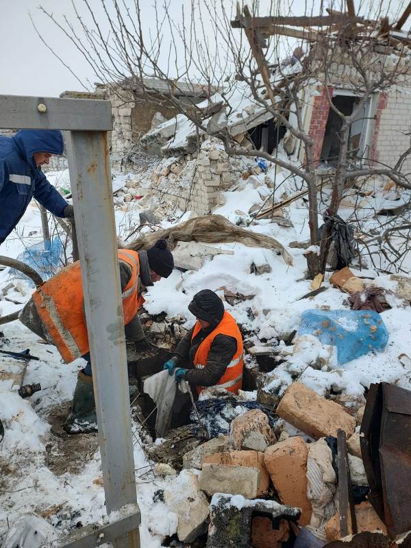 КП Покровськводоканал ремонтують пошкоджені мережі централізованого водопостачання