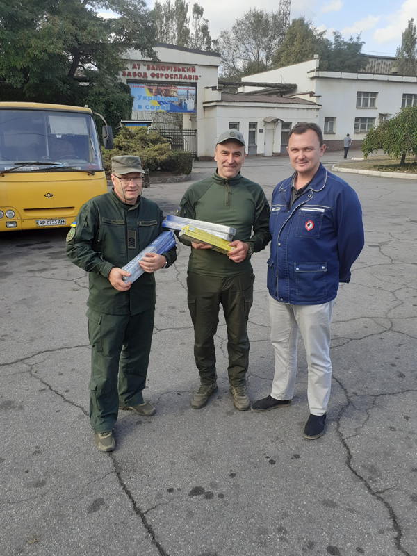 Для нацгвардії передали електроди зварювальни
