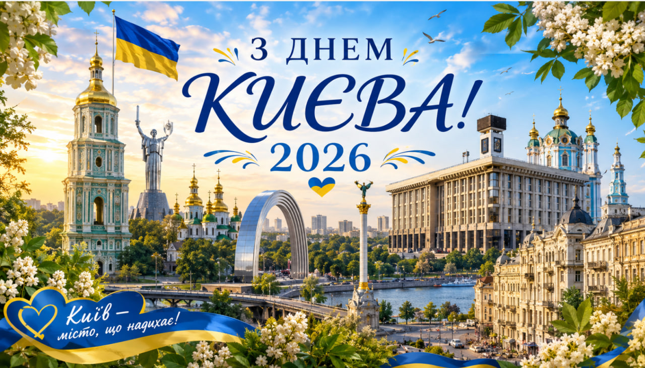 Вітання Голови Федерації профспілок України Сергія Бизова з Днем Києва та Святою Трійцею